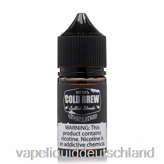 Weißer Schokoladenmokka – Nitros-Kaltbrühsalze – 30 Ml, 25 Mg Vape-Flüssigkeit